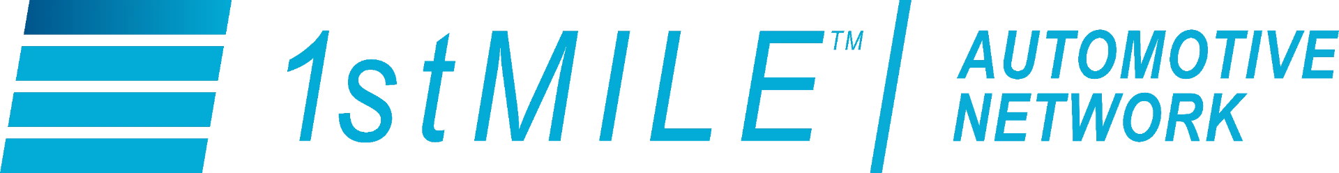 1stMILE Automotive Network logo (for use on light backgrounds)